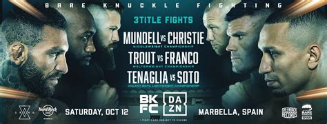 bkfc results|bare knuckle fight results.